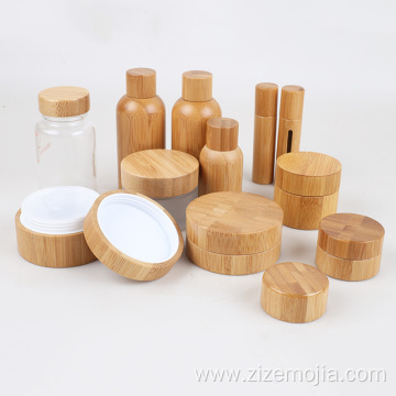 Biodegradable wooden cream bottles